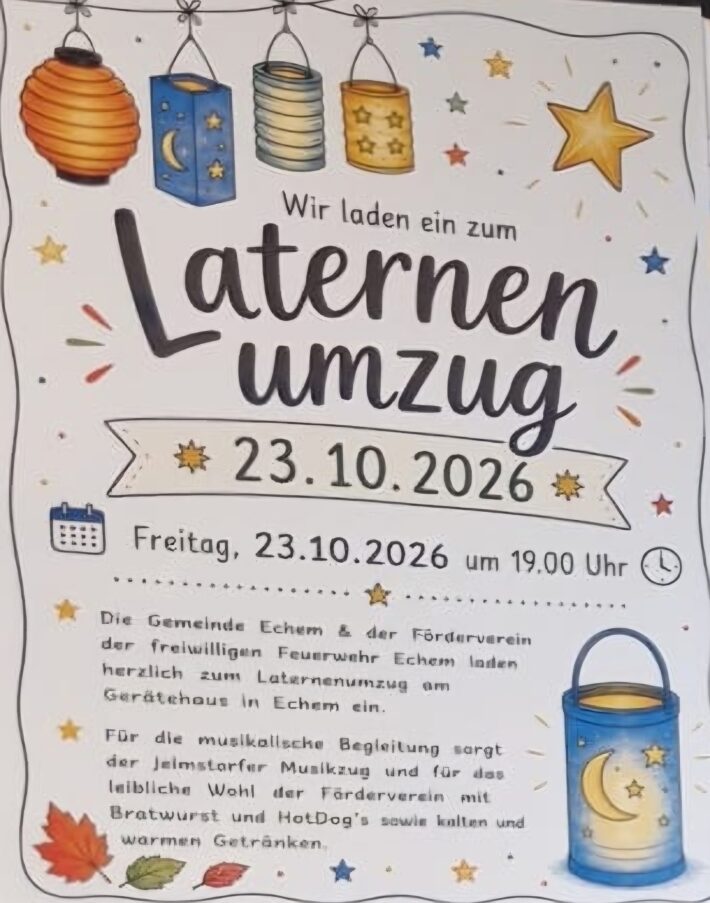 Laternenumzug in Echem